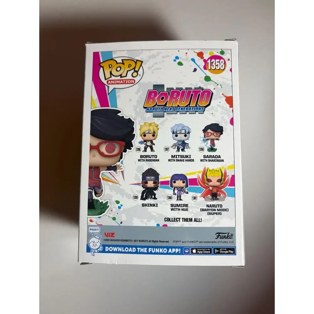 POP! Funko Animations Baruto - Naruto Next Generations #1358 SARADA w/ SHARINGAN
